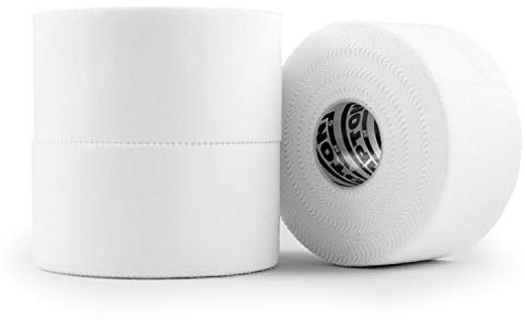 Hampton Adams (3er Pack) Weißes Sportband für Sportler SEHR starker EINFACHER Riss KEIN klebriger Rückstand BEST TAPE für Sportler und medizinische Trainer.