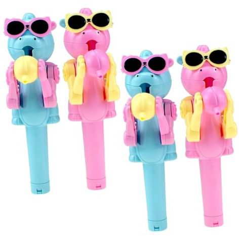 ibasenice 4 Piezas Robot Piruleta Recortes De Piruletas Piruleta Titular Comida De Juguete Figuritas Juguete De Cocina Juguetes De Dedo De Felpa Juguetes De Juego El Plastico