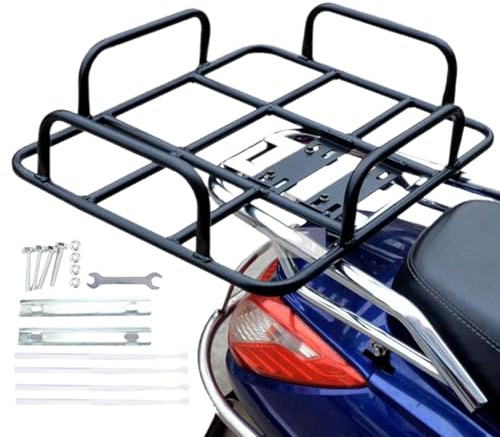 Elt cykelställ – 50 x 40 cm cykel bakre hyllkorg | bakre korgens förlängningskorgar | cykelställ, cykelutrustning, matleveransboxhållare, takeaway-ställ, takeaway-förvaringsbox, metallkärnförare