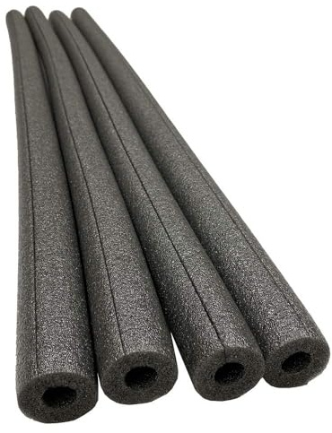 Foam King Pipe Insulation for 1/2 inch Copper Pipe 3 Foot Length, Pack of 4