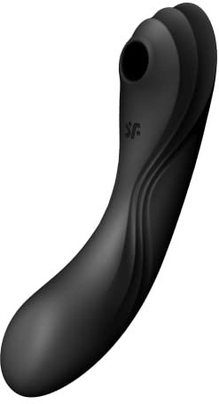 Satisfyer Curvy Trinity 4 Druckwellen-Vibrator | Sex-Spielzeug mit 3 Motoren | Erotische Sex-Toys für Frauen | Gezielte G-Punkt & Klitoris Stimulation | Wasserdicht (IPX7) | USB Wiederaufladbar