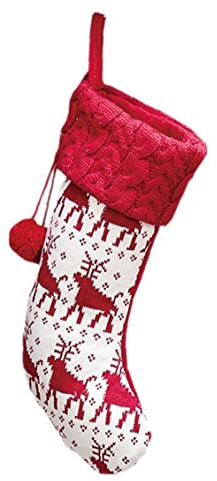 Froiny 1pc Christmas Tree Pendant Home Hanging Sock Ornament Wool Stocking Candy Gift Bag Decoration for Kids Children