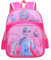 Newtic Elsa Rucksack Anna Und Elsa Rucksack Elsa Rucksack Kindergarten Mädchen Girls Schultasche Schulranzen Für Kinder, Mädchen, Mittagessen, Sport, Reisetasche-Rosa