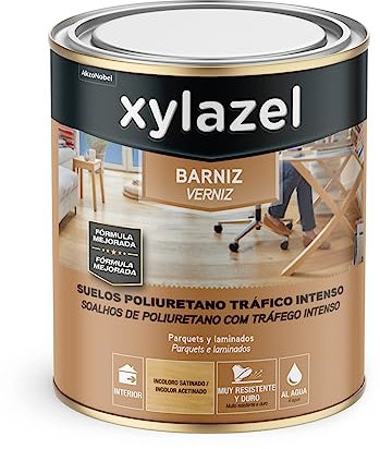 Xylazel Barniz al agua para Suelos Brillante Incolor 750 ml