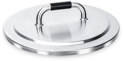 GFTIME Rostfritt stål lock för Solo Stove brandskål Bonfire, rostfritt stål eldstadstillbehör för eldskål bonfire, eldstad tillbehör för röklarm träförbränning, 1 förpackning