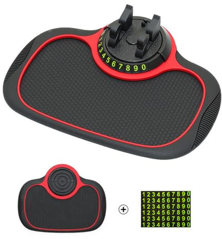 WEISIPU Multifunction Car Anti-Slip Mat Auto Phone Holder Car Stand Anti Skid Pad Non Slip Dashboard Mount Mat Number Parking Phone Holder