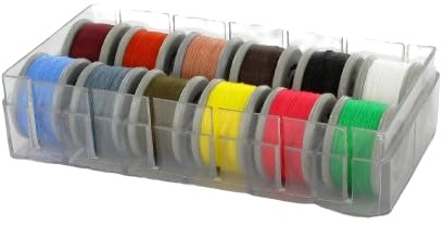 Juego de 12 bobinas de hilo para atar moscas para pesca con mosca, materiales brillantes, oscuros y brillantes, trucha