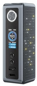 VINCI Spark 100 | VOOPOO Vinci Spark 100 Box Mod Support Smart/RBA/ECO Mode 100W E-Cigarette Vaporizer No nicotine, No e-liquid (Grigio metallico)