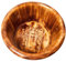 Harilla Vasca da bagno massaggio piedi di lavaggio del secolo lavabo lavabo rotondo vasca da bagno vasca in legno in legno barile per regalo, 26x40 Cm