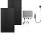 Zendure 800W Balkonkraftwerk - Balkonkraftwerk 800W komplett Steckdose - neuester SolarFlow 800 800W Mikro Wechselrichter - Solaranlage Komplettset - 430W x2 bifaziale Solarmodule inkl. Zubehör