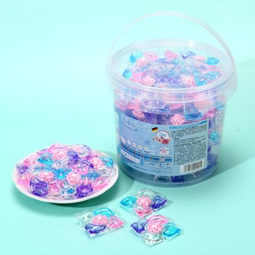 Laundry Detergent Pods, 70 Tablets Laundry Capsules Scented Deep Cleaning, Pods For Washing Machine, For Apartment Bathroom Home Dorm Room Hotel Jeans Towels Sheets T-Shirt