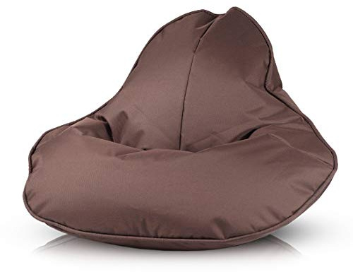 Ecopuf Groda sittsäck inomhus och utomhus i polyester, vadderad, smutsavvisande, 120 x 80 cm