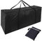 Herefun Aufbewahrungstasche groß XXL mit Tragegriff, Gartenauflagen Tasche Oxford Gewebe, Polsterauflagen Schutzhülle aus 210D Polyester für Kissen Weihnachtsbaum(122 * 39 * 55cm)
