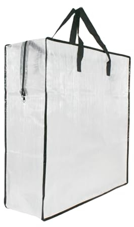 Clear Storage Bags with Zipper and Handles, Blanket Bags For Closet Storage, Moving and Packing Supplies for College, Underbed Storage Organizer for Clothes Pillow Bedding Christmas Wreath