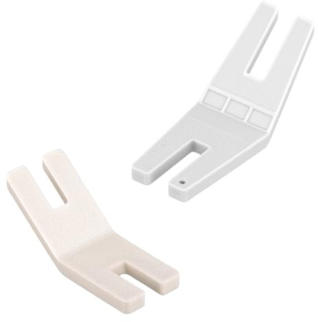 2pcs Hump Jumper Sewing Tools, Multifunctional Plastic Bulky Seam Jumpers Sewing Foot Bulky Seam Aid Sewing Tools Compatible with Husqvarna Viking for Chunky Denim and Hemlines (Large + Small)