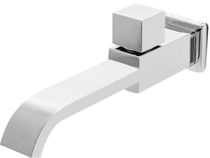 TaNeHaKi Wandmontierte Badezimmer Armatur Wasserhahn Wandmontage Kaltwasser Küchen Armaturen Wasserhahn Wand Wandarmaturen für Waschbecken Bad Mischbatterie Waschbecken