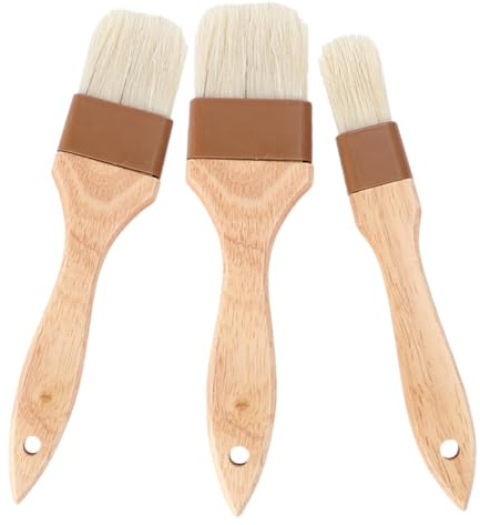 ibasenice 3piezas Pincel De Repostería Pincel De Aceite De Cocina Para Parrilla Cepillo De Aceite Doméstico Para Barbacoa y Asar Parrilla