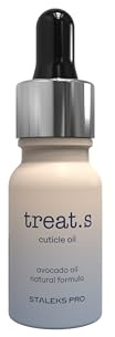 Treat.s by STALEKS PRO Olio di origine naturale rigenerante per unghie e cuticole. Nutre, ammorbidisce la cuticola e rinforza le unghie. Cruelty Free (10 ml)