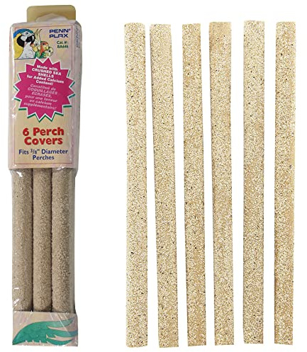 Penn-Plax 6-Pack sablée couvertures de perchoir pour Oiseau de Petite Taille
