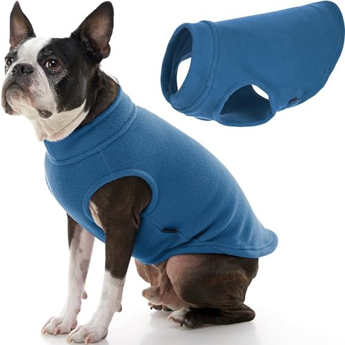 Gooby Hundepullover aus Stretch-Fleece, Warmer Pullover, Fleece-Hundejacke, Winter-Hundekleidung für kleine, große Hunde, Jungen oder Mädchen, weiche, super Dehnbare Fleece-Weste, Hundepullover,