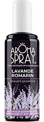 AROMASPRAY® - Spray d'Ambiance - Aromathérapie - Lavande Romarin - Relaxant Provence - Huiles Essentielles 100% pures et naturelles - 100 ml