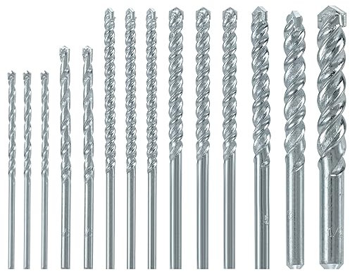 Bosch BM5000 Fast Spiral Masonry Set, 14-Piece,Silver