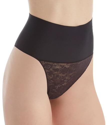 Maidenform Women’s Tame Your Tummy Shaping Lace Thong Fajas with Cool Comfort DM0049