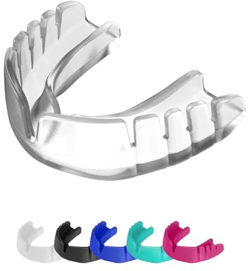 OPRO Snap-Fit Mouthguard Instant Fit – Gum Shield Adult and Kids – OPRO Mouth Guard Boxing and MMA, Impact-Resistant Gum Shield Rugby and Hockey – Standard Protection with Dental Warranty