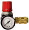 Stanley Druckminderer ¼ Zoll – Druckminderer gasflasche mit Manometer und Luftventil – Druckschalter 12 Bar Präzises Druckmanagement – Gasregler Präzise Druckregelung – Stahl