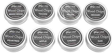 Whiskey Rökkit 8st Whisky Wood Rökchips Cocktail Smoker Kit Rökchips för Rökta Drycker