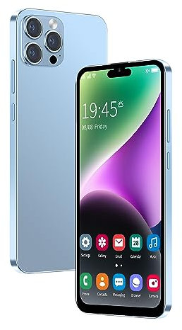 QrZrQ Q15Pro Téléphone Mobile, écran HD 6,1 Pouces, Android 10.0, 16GB (Extensible à 128GB), Quad Core, Dual SIM Dual Camera Cheap 3G Smartphone (Q15Pro-Blue)