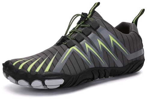 Barefoot Shoes Mens Womens Wide Toe Trail Running Trainers Lightweight Comfortable Workout Shoes for Hiking Fitness Walking Unisex