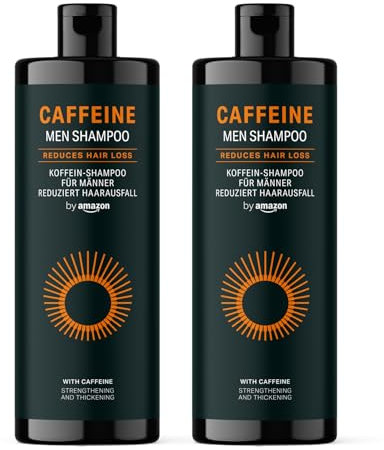 by Amazon Men’s Caffeine Shampoo, 2 x 400 ml