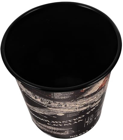 HOOTNEE Papelera De Escritorio Vintage De Mini Para Oficina y Hogar Organizador De Desechos Para Escritorios y Mesas De Comedor Recipiente Práctico Para Desechos y Accesorios De