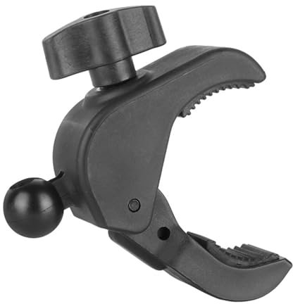 Qcbuegof Support de fixation de guidon Base 17 mm Boules pour rails jusqu'à un diamètre de 2 pouces Support de montage moto Pince à griffes Support de téléphone