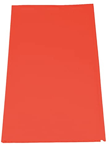 Zerodis Hoja de Molde de Cera de Abejas de Silicona, Molde de Prensa de Base de Cera de Abejas de Silicona de 5,4 Mm, 2 Piezas de Suministros de Apicultura para Apicultores (rojo)