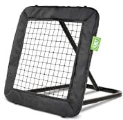 EXIT Toys Kickback Multisport Rebounder M - 84x84cm - Trainiere Deine Balltechnik - Für Fußball, Volleyball, Handball und Hockey - Verstellbar in 10+ Positionen - Einfach Versetzbar - Schwarz