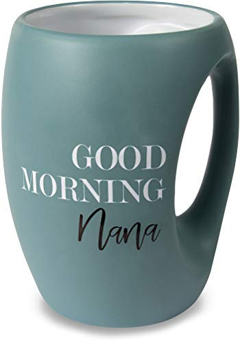 Pavilion - Good Morning Nana - Teal Huggable Gift 16 oz Mug