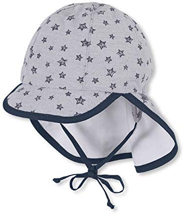 Sterntaler Baby - Jungen Casquette Avec Protã£â¨ge-nuque Sonnenhut, Grau (Rauchgrau 566), 47 EU