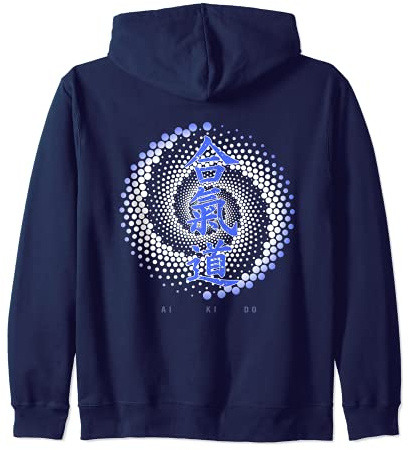 Energía Espiral de Aikido, Vórtice de Aikido Sudadera con Capucha