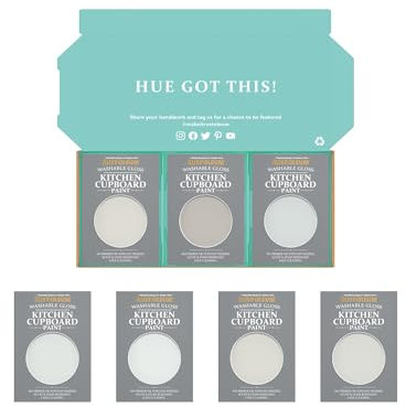 Rust-Oleum Kitchen Cupboard Paint in Gloss Finish – Delicate Greys Tester Box