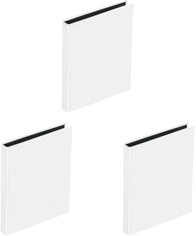 Pagna Ringbuch A4 Basic, 2-Ring-Mechanik, weiß, 1 Stück (Packung mit 3)