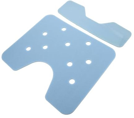 Healeved 2pcs Bathroom Stool Cushion Shower Chair Covers Mats Bath Tub Bench Slip Pads Padded Shower Seat Back Mat Tub Transfer Bench Cushions for Bathtub Use