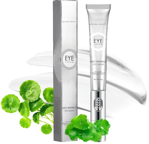 Contorno De Ojos,Eye Cream Con áCido HialuróNico, Extracto De Centella AsiáTica,Crema Antiedad Para Ojos Con Masaje EléCtrico,Elimina Ojeras Y Bolsas,Para Todo Tipo Pieles (20g)