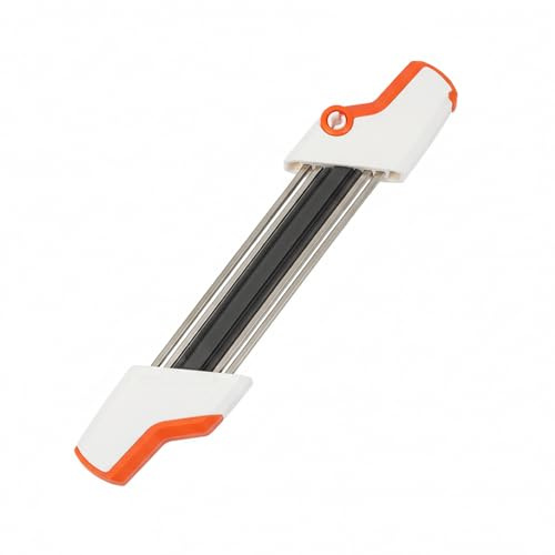 Damsale 2 in 1 Chainsaw Sharpener, Chain Saw File and Depth Gauge Tool, File Diameter 5/32 3/16 7/32 (4.0/4.8/5.5mm), Fits 3/8 LP .325 3/8 Saw Chain, Quick Sharpening Kit (5.5mm)
