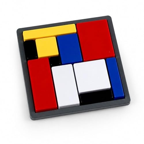 VBSYUYQ Adult Logic Puzzle Game - Challenges with 4 Difficulty Levels | ABS Portable Brain Teaser for Office Desk, Business Travel & Stress Relief, Ideal Gift for Adults Aged 18+ (1 Pack)
