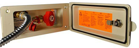 Kama-Versorgungsklappe Universal anthrazit