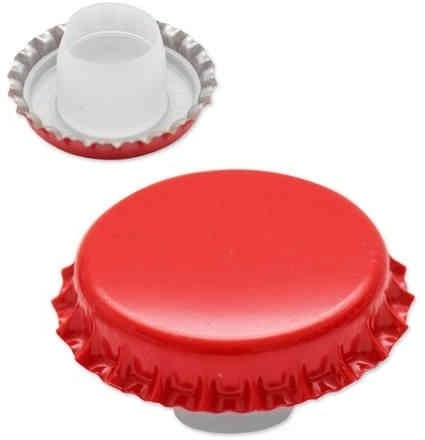 Emporio enologico vesuviano Tappo Corona Gigante 29mm bidule Lungo Confezione 100 Pz (Rosso)