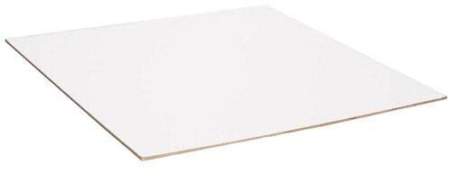 EliteKoopers Square 6 White Cake Board 2mm thick Cake Display Hardboard Base Plate (Pack of 1)