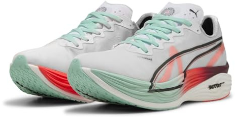 PUMA Deviate Nitro Elite 3 Road Running Shoes Mens Hyrox Red/White 11 UK